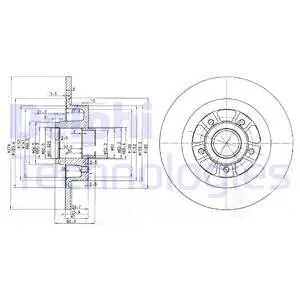 Kup teraz Tarcza hamulcowa DELPHI BG3689