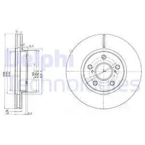 Tarcza hamulcowa DELPHI BG3735 Oferta