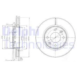 Ekspresowa dostawa Tarcza hamulcowa DELPHI BG3800
