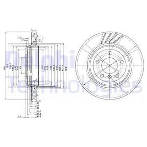 Ostatnia szansa Tarcza hamulcowa DELPHI BG3831