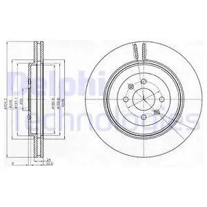 Tarcza hamulcowa DELPHI BG3854 Darmowa dostawa