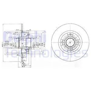 Tarcza hamulcowa DELPHI BG3888 Oferta