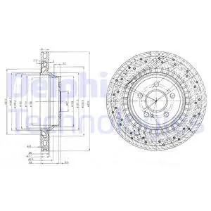 Nowość Tarcza hamulcowa DELPHI BG3917