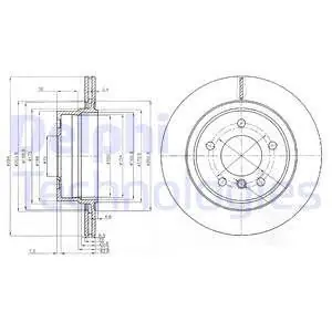 Tarcza hamulcowa DELPHI BG3947 Tani