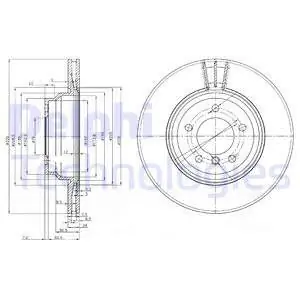 Ostatnia szansa Tarcza hamulcowa DELPHI BG3959