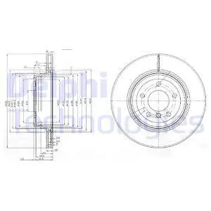 Tarcza hamulcowa DELPHI BG3961 Ekspresowa dostawa