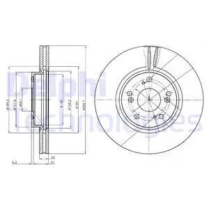 Promocja Tarcza hamulcowa DELPHI BG3978
