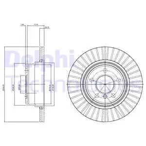 Ekspresowa dostawa Tarcza hamulcowa DELPHI BG3999