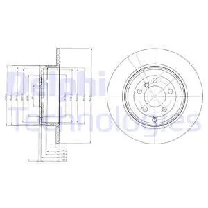 Zwrot pieniędzy Tarcza hamulcowa DELPHI BG4066