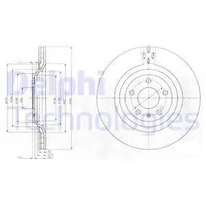 Tarcza hamulcowa DELPHI BG4087 Bezpieczna płatność