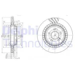 Tarcza hamulcowa DELPHI BG4144 Najlepsza cena