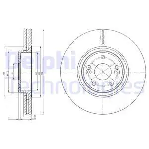 Kup teraz Tarcza hamulcowa DELPHI BG4167
