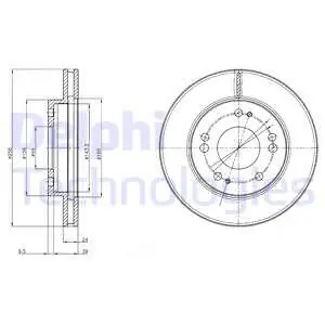 Tarcza hamulcowa DELPHI BG4197 Promocja
