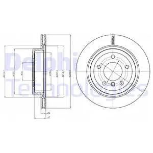 Szybka dostawa Tarcza hamulcowa DELPHI BG4223C