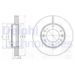 Ekspresowa dostawa Tarcza hamulcowa DELPHI BG4296