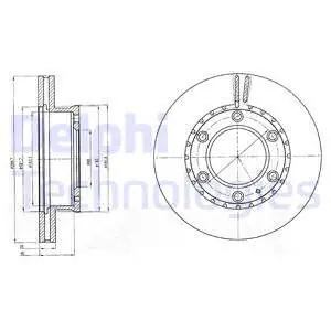 Tarcza hamulcowa DELPHI BG4297 Oferta
