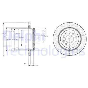 Tarcza hamulcowa DELPHI BG4336 Najlepsza cena