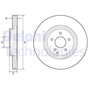 Tarcza hamulcowa DELPHI BG4660 Bezpieczna płatność