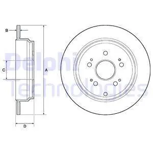 Najlepsza cena Tarcza hamulcowa DELPHI BG4694C