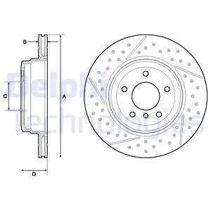 Tarcza hamulcowa DELPHI BG4714C Bezpieczna płatność