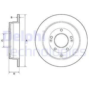 Najlepsza cena Tarcza hamulcowa DELPHI BG4767C