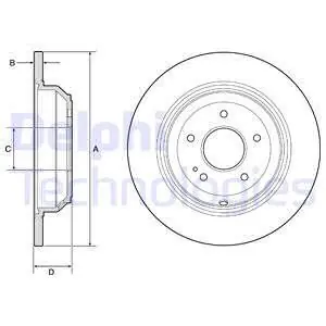 Zamów teraz Tarcza hamulcowa DELPHI BG4791C
