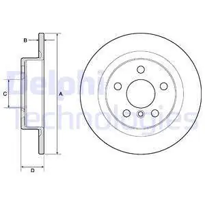 Szybka dostawa Tarcza hamulcowa DELPHI BG4812C