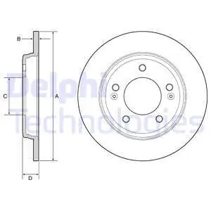 Darmowa dostawa Tarcza hamulcowa DELPHI BG4964C