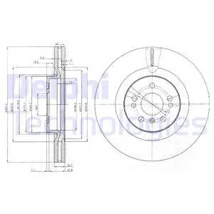 Zamów teraz Tarcza hamulcowa DELPHI BG9013