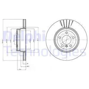 Tarcza hamulcowa DELPHI BG9064 Ekspresowa dostawa