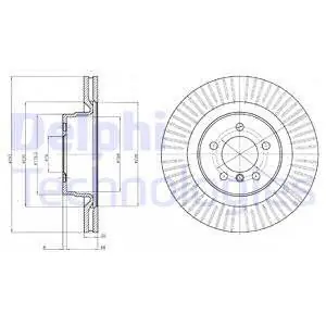 Ostatnia szansa Tarcza hamulcowa DELPHI BG9081C