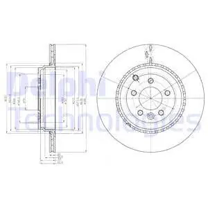 Tarcza hamulcowa DELPHI BG9082C Bezpieczna płatność