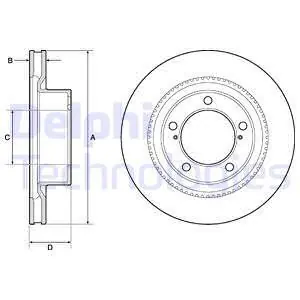 Zwrot pieniędzy Tarcza hamulcowa DELPHI BG9131
