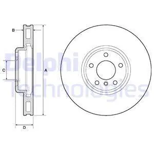 Niska cena Tarcza hamulcowa DELPHI BG9156C