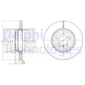 Tarcza hamulcowa DELPHI BG9789 Ostatnia szansa