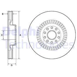 Wyprzedaż Tarcza hamulcowa DELPHI BG9957